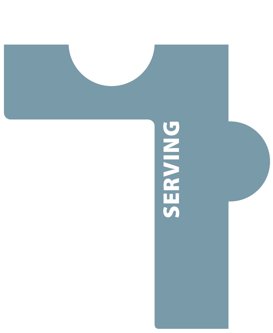 Puzzle piece used to represent Serving